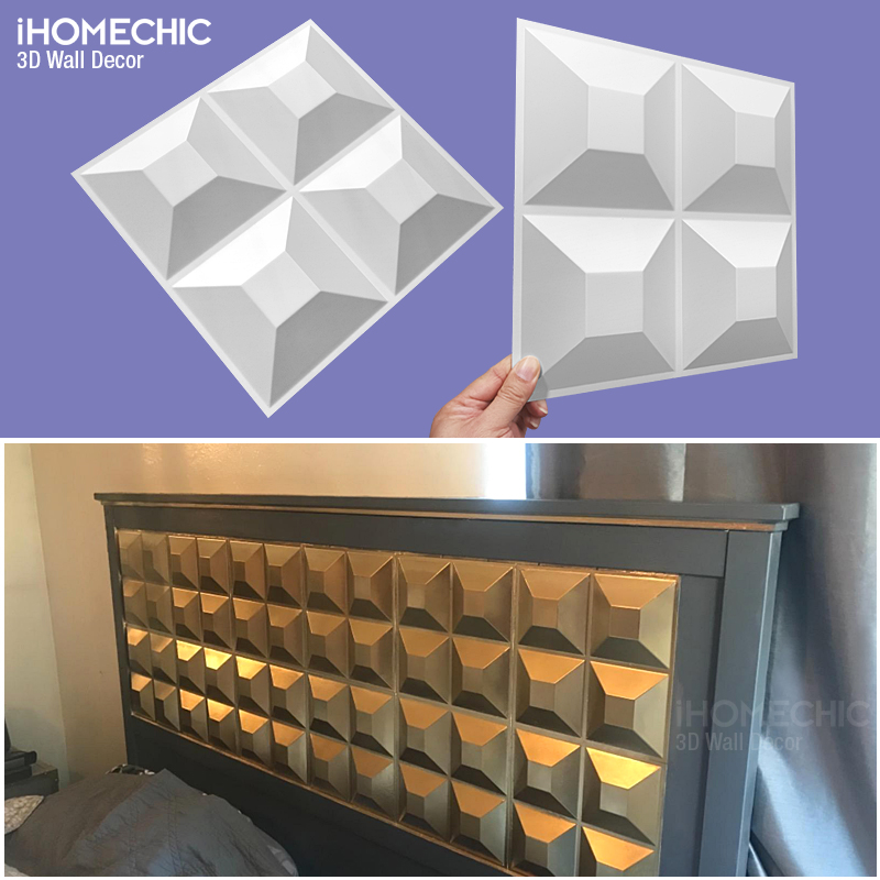 Pvc Panel Background - 30cm 3d painel de parede ondulado
